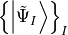 \left\{ \ket{\tilde{\Psi}_I}  \right\}_I